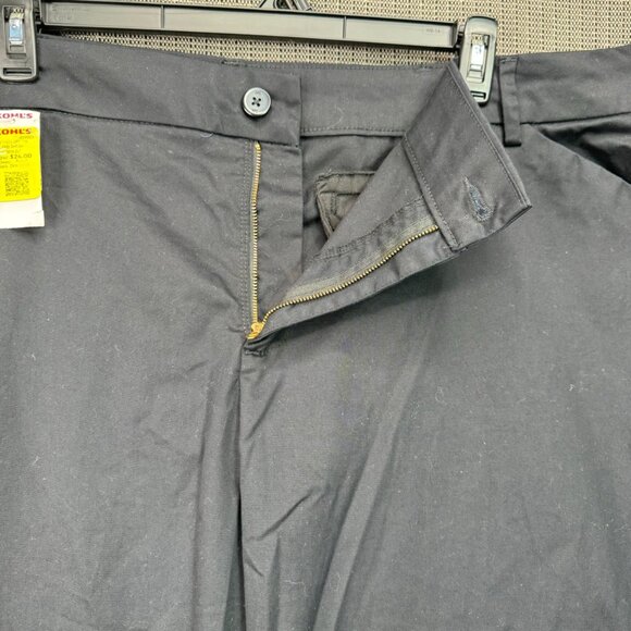 Lee womens Plus size 24w Relaxed Fit Mid Rise Straight Leg Pants - Black - Picture 4 of 11